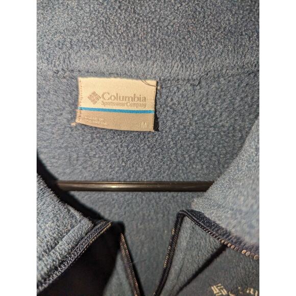 Columbia Fleece Jacket Women's M Fast Trek ll Full Zip Gray Sweater Windbreaker - Picture 8 of 10